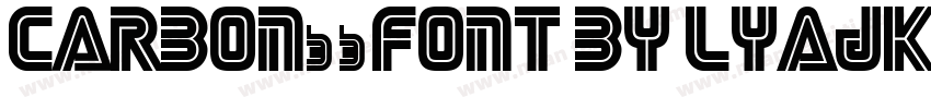 Carbon2(FONT BY LYAJKA) Regular字体转换